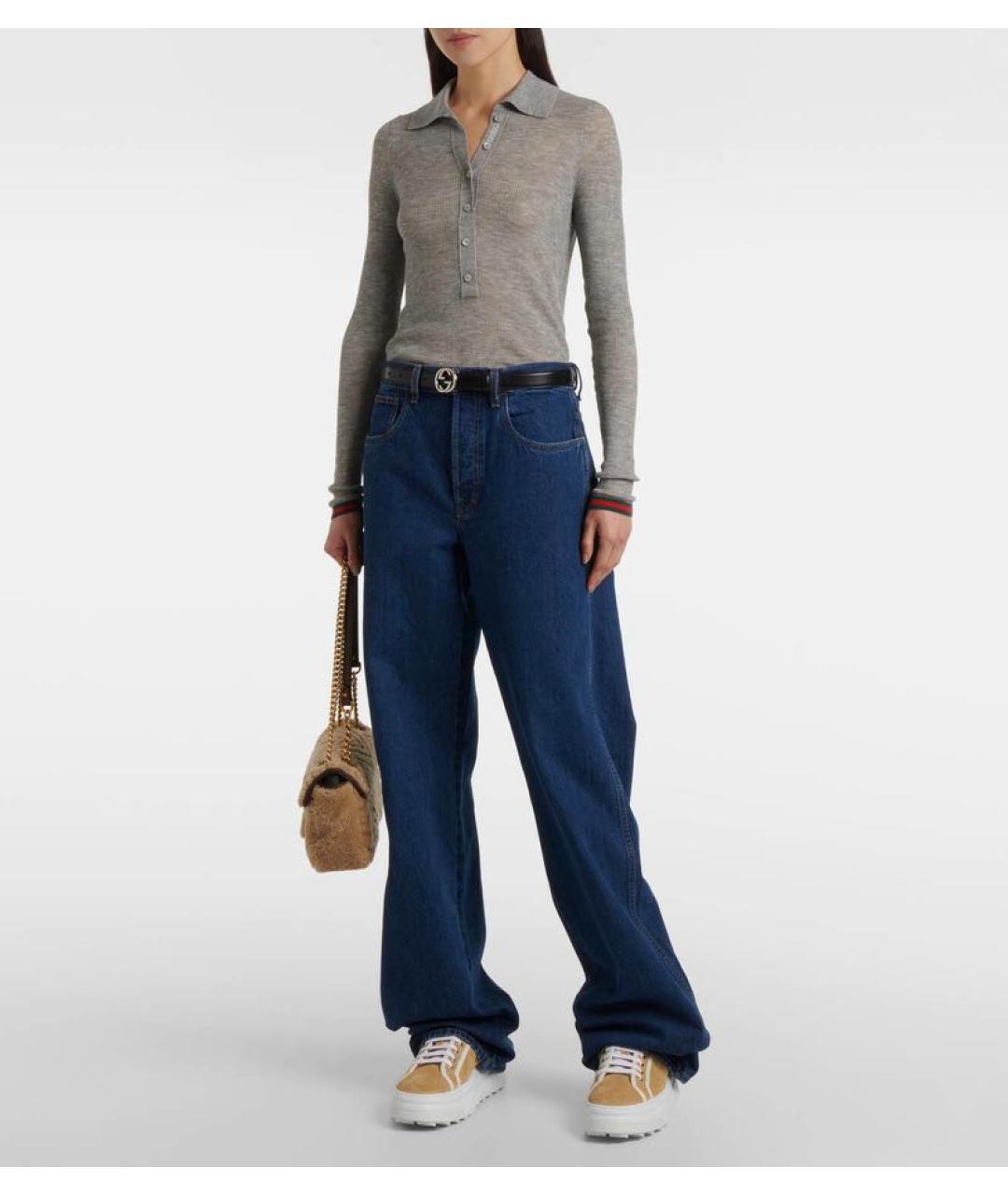 GUCCI Бежевые кеды, фото 3