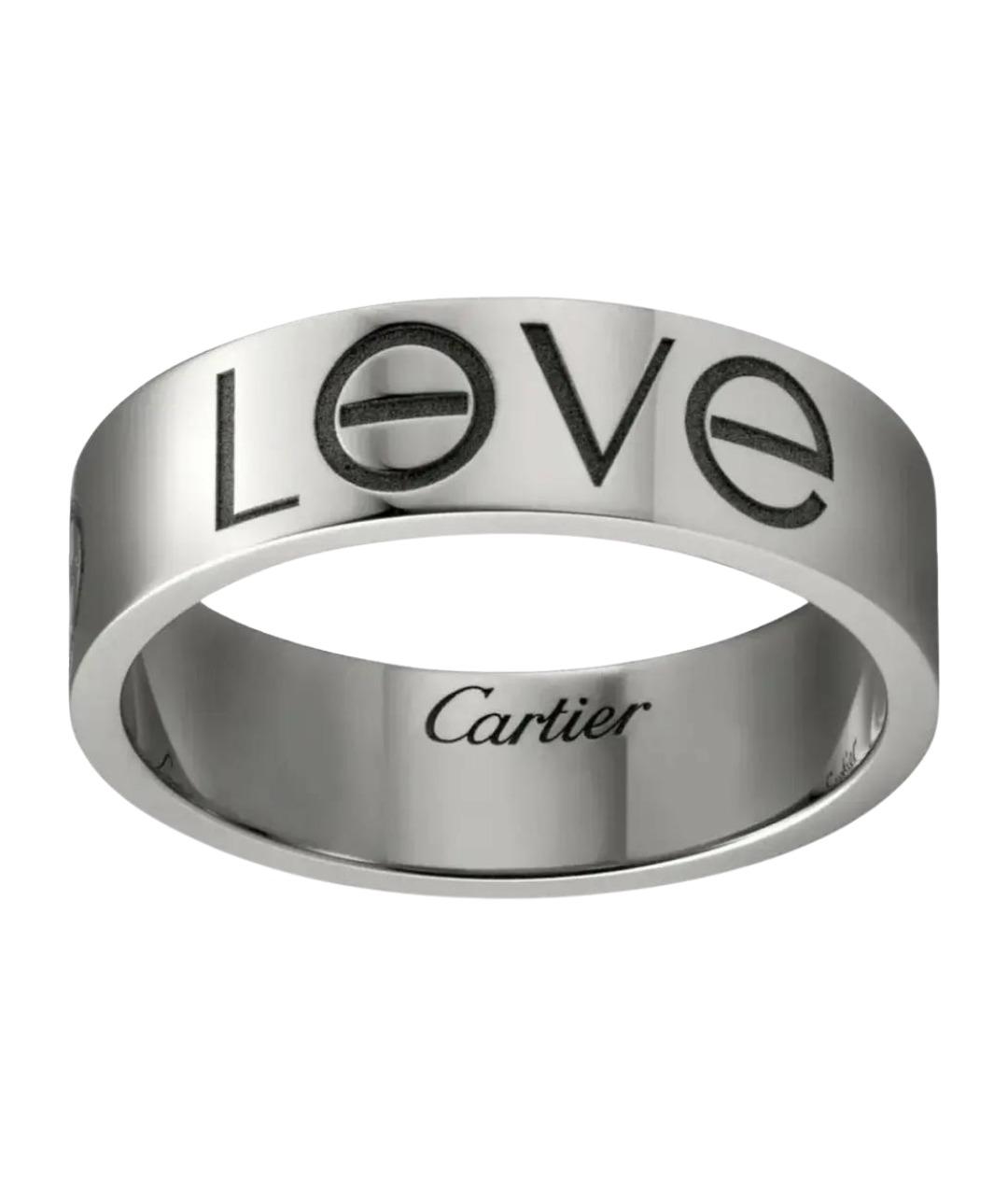 CARTIER Серебряное кольцо из белого золота, фото 1