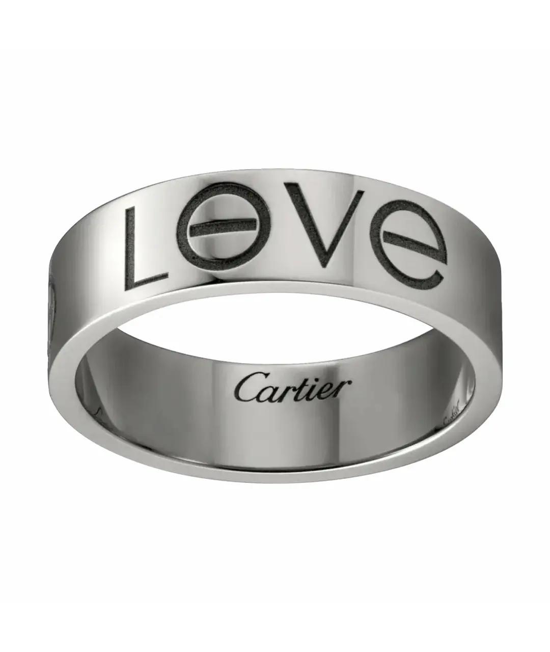CARTIER Серебряное кольцо из белого золота, фото 5