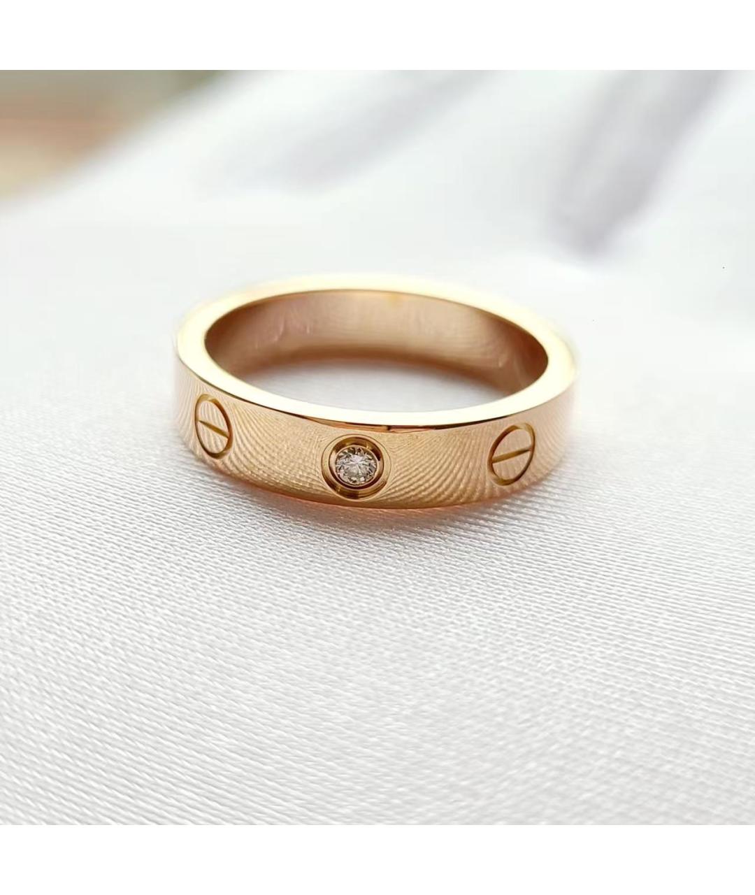 CARTIER Золотое кольцо из розового золота, фото 5