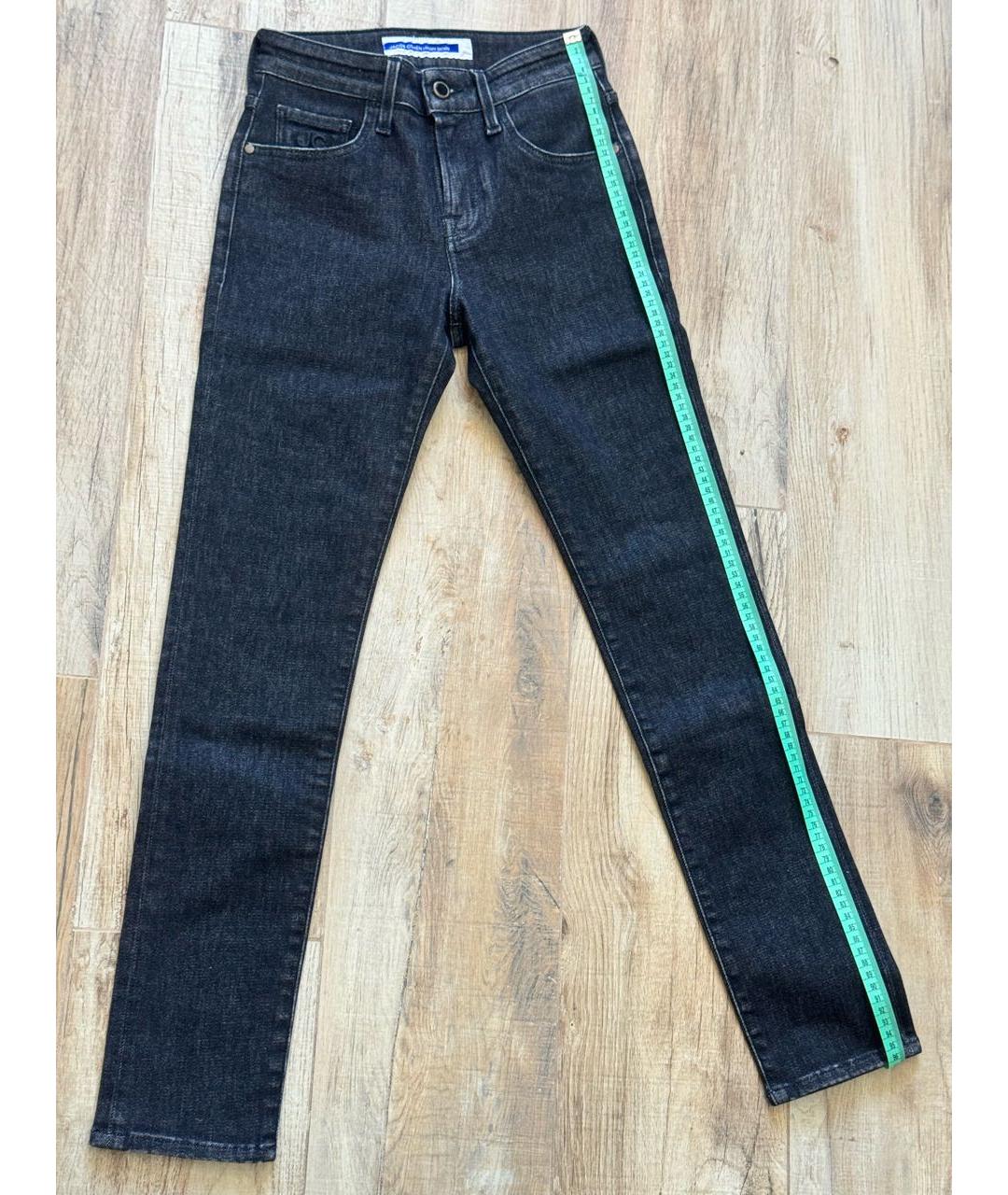 JACOB COHEN Антрацитовые хлопко-эластановые джинсы слим, фото 5