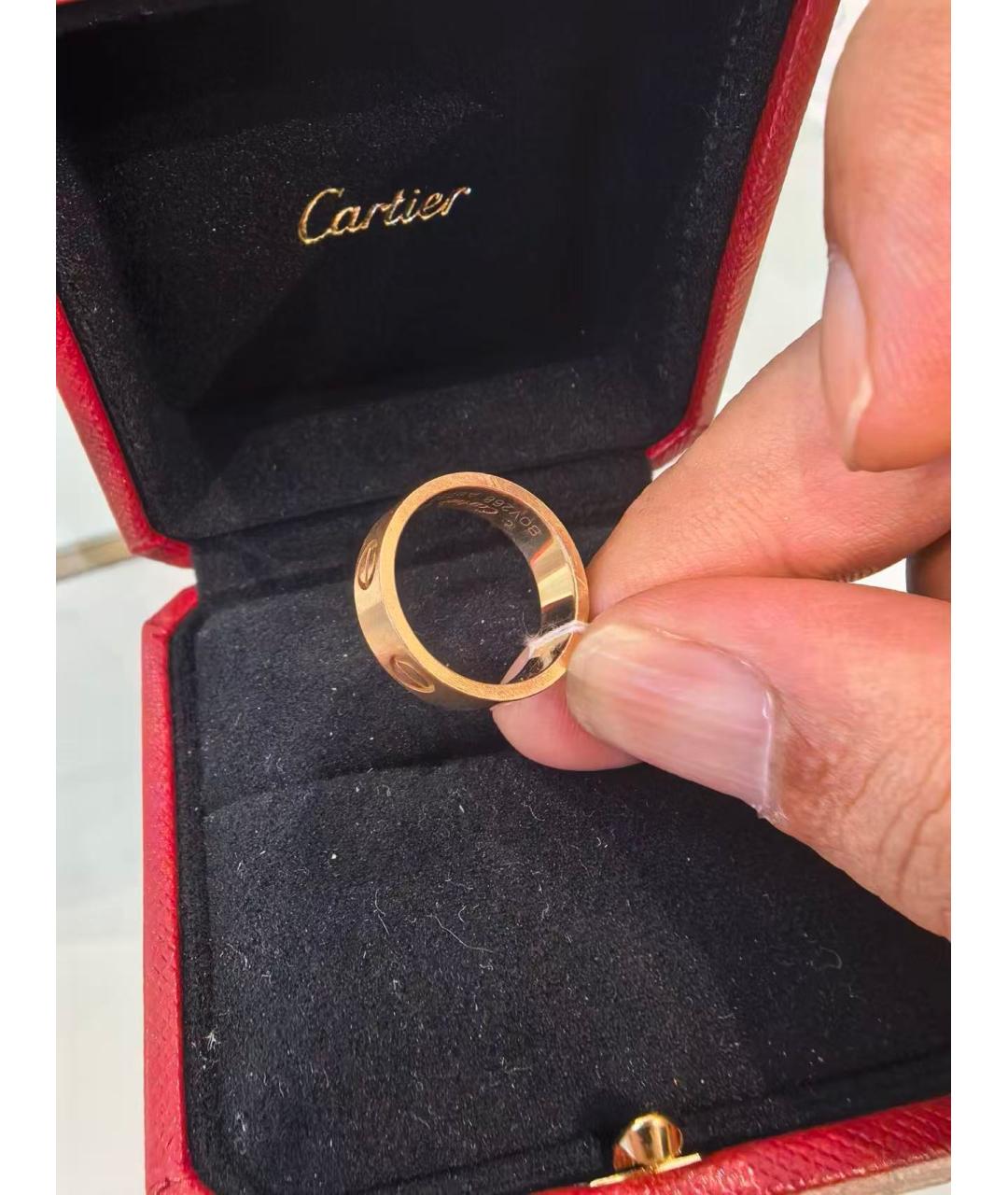 CARTIER Золотое кольцо из розового золота, фото 4