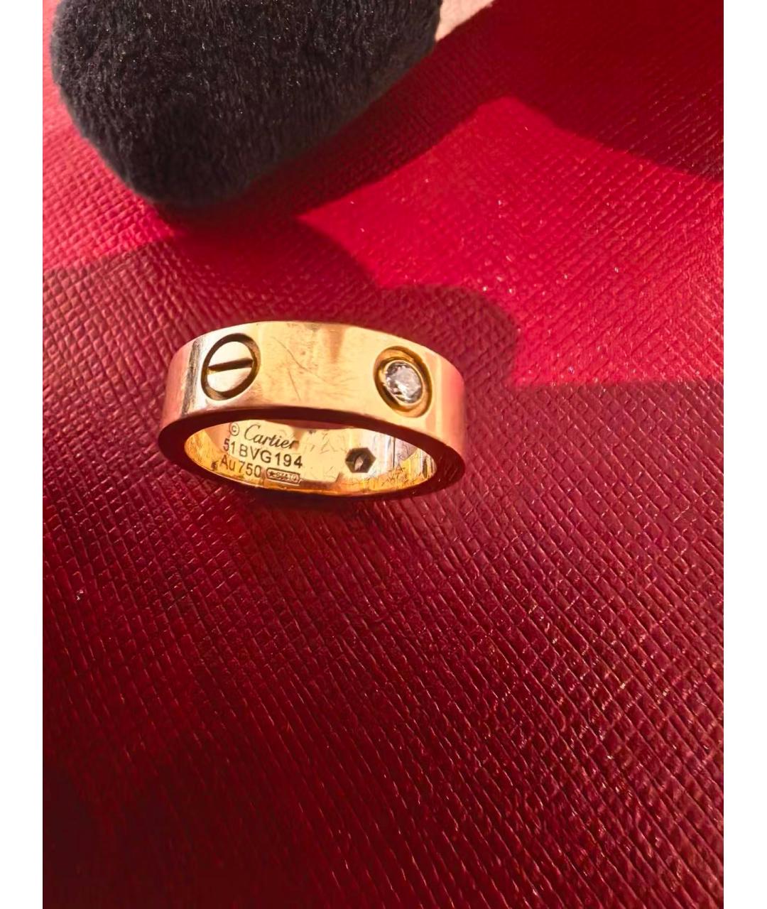 CARTIER Золотое кольцо из розового золота, фото 2