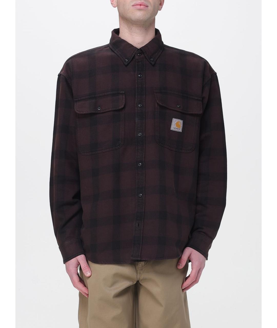 CARHARTT WIP Мульти хлопковая кэжуал рубашка, фото 4