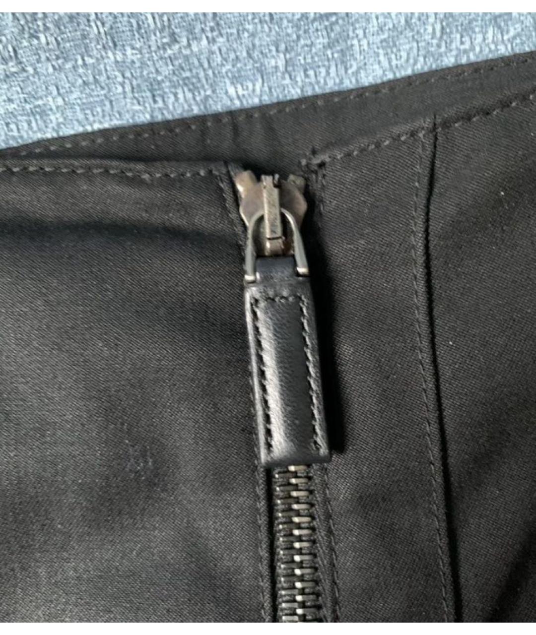 PRADA Черная шерстяная юбка миди, фото 4