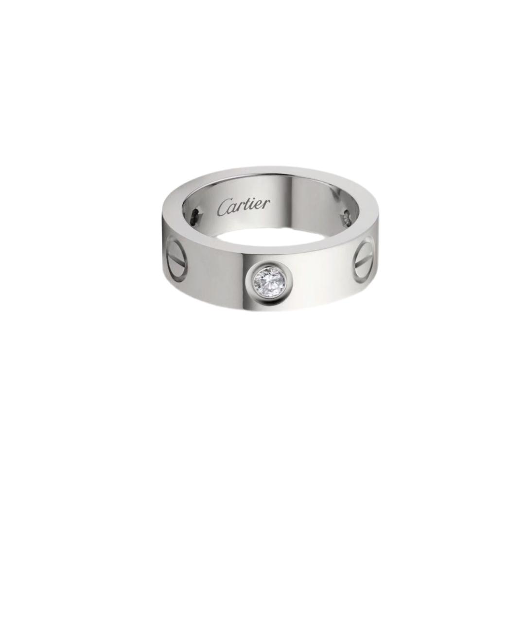 CARTIER Серебряное кольцо из белого золота, фото 5