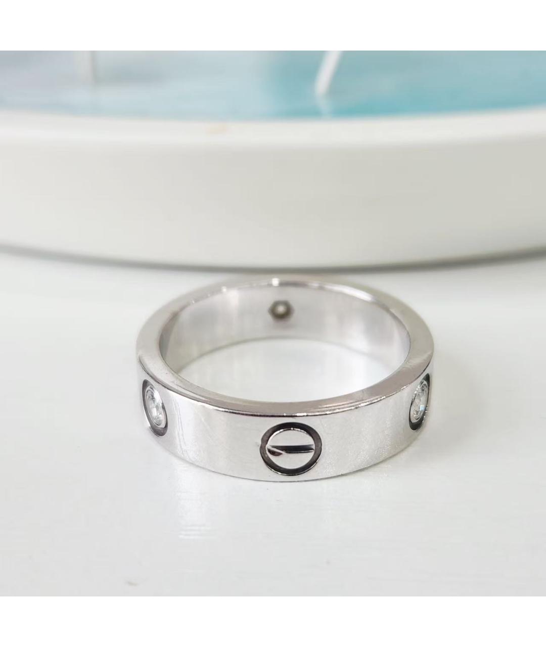 CARTIER Серебряное кольцо из белого золота, фото 2