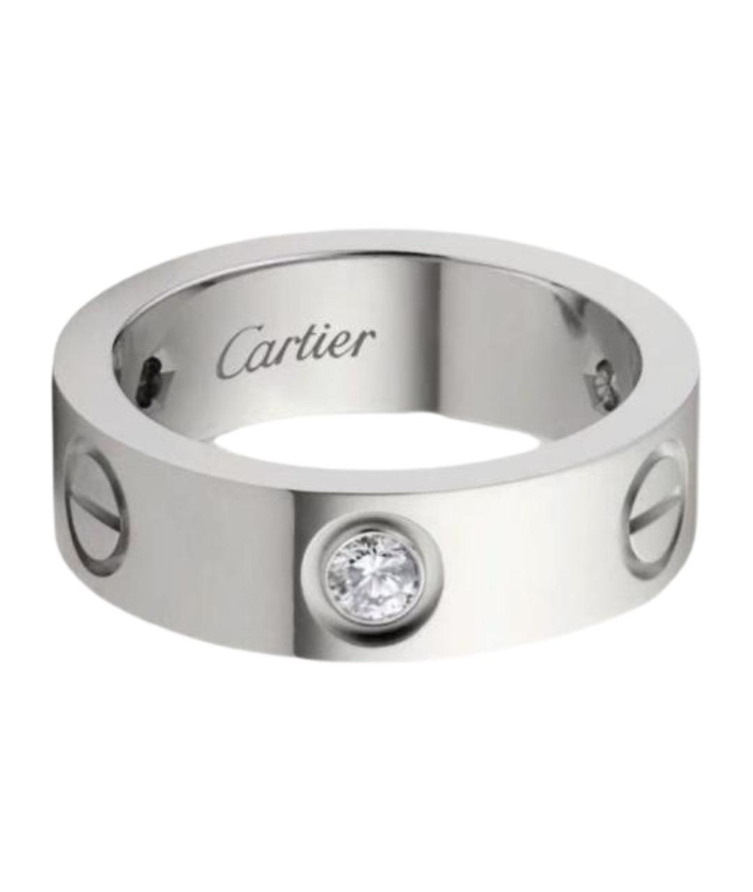 CARTIER Серебряное кольцо из белого золота, фото 1