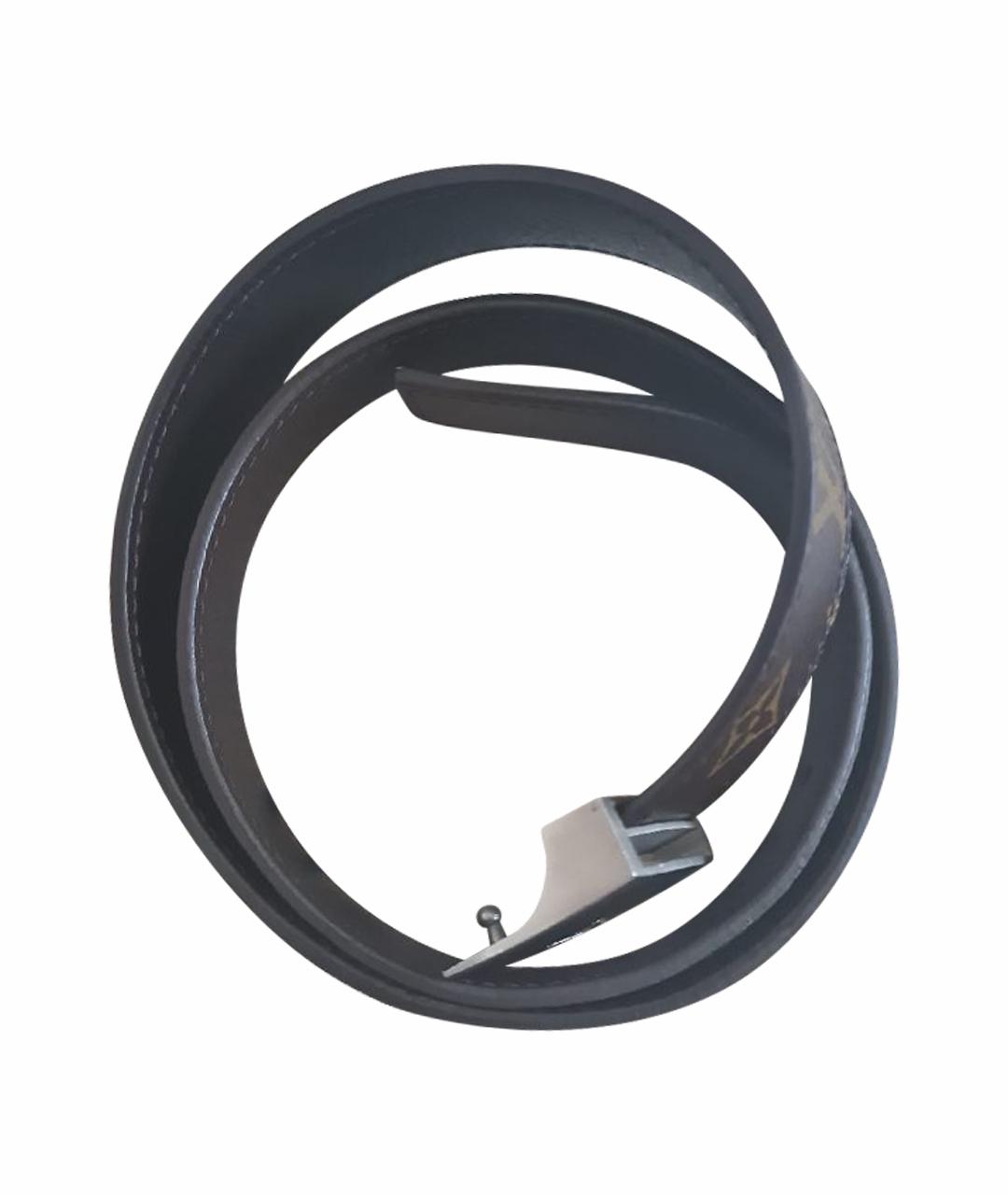 LOUIS VUITTON Коричневый кожаный ремень, фото 1