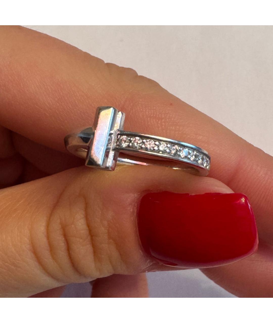 TIFFANY&CO Серебряное кольцо из белого золота, фото 2