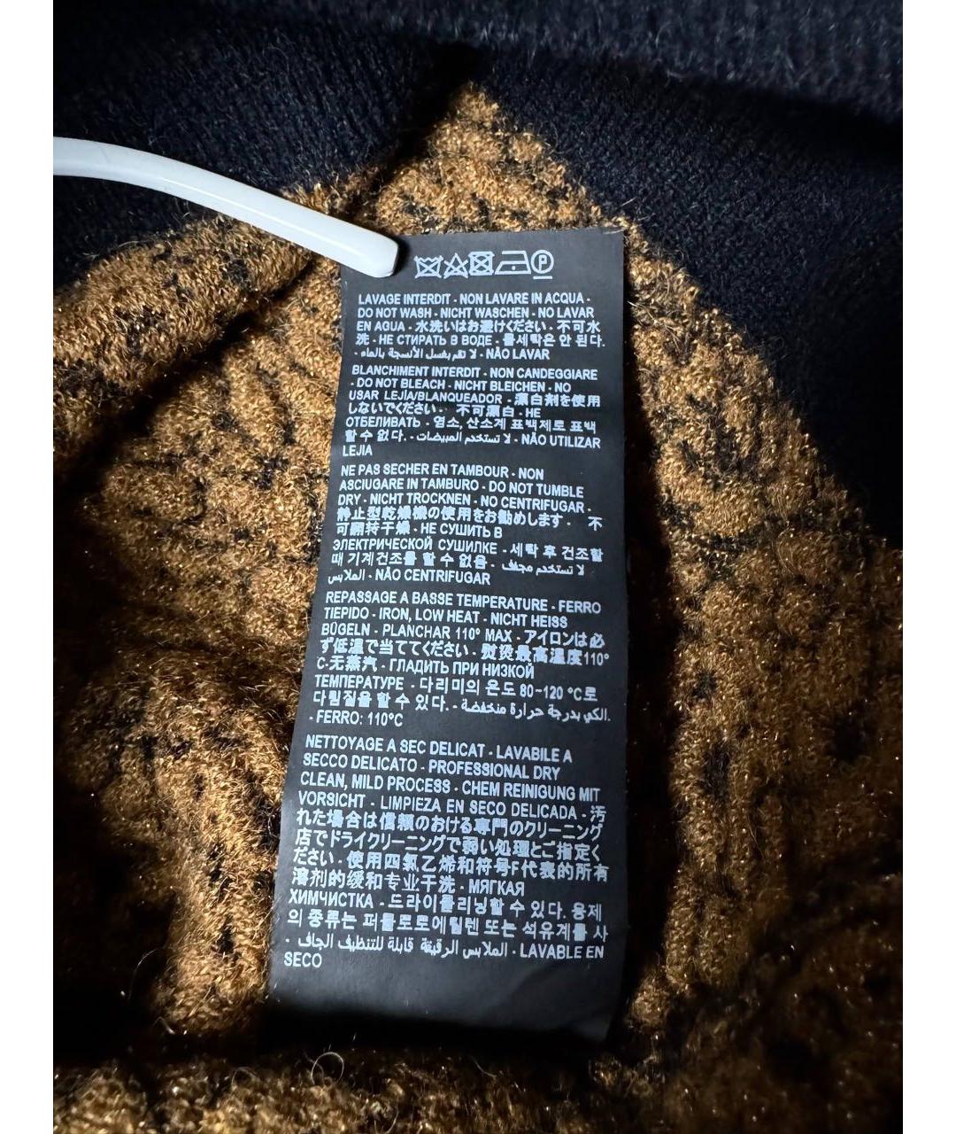 SAINT LAURENT Коричневый шерстяной джемпер / свитер, фото 7
