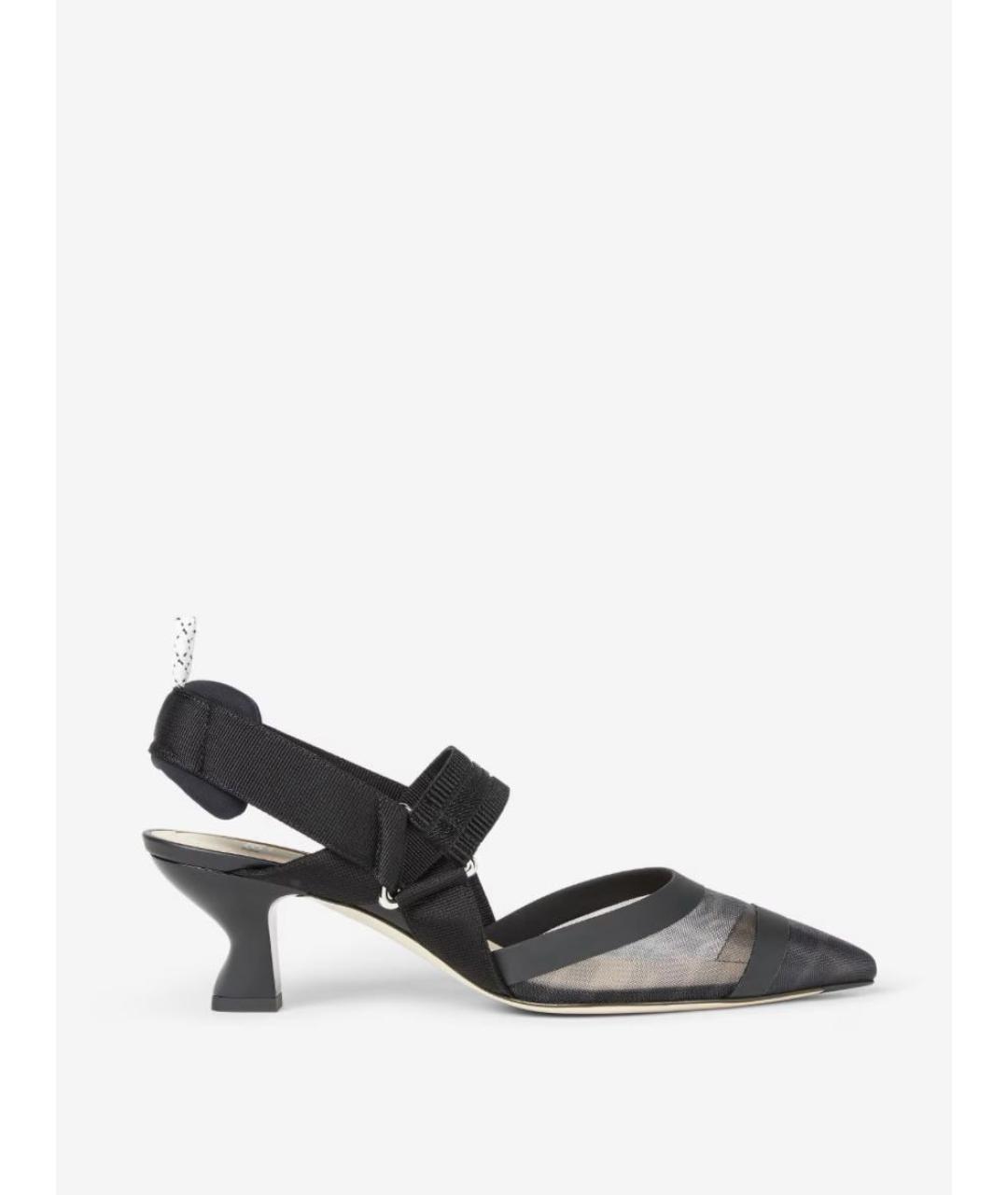 FENDI Черные туфли, фото 3