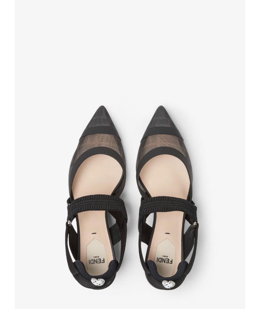 FENDI Черные туфли, фото 2