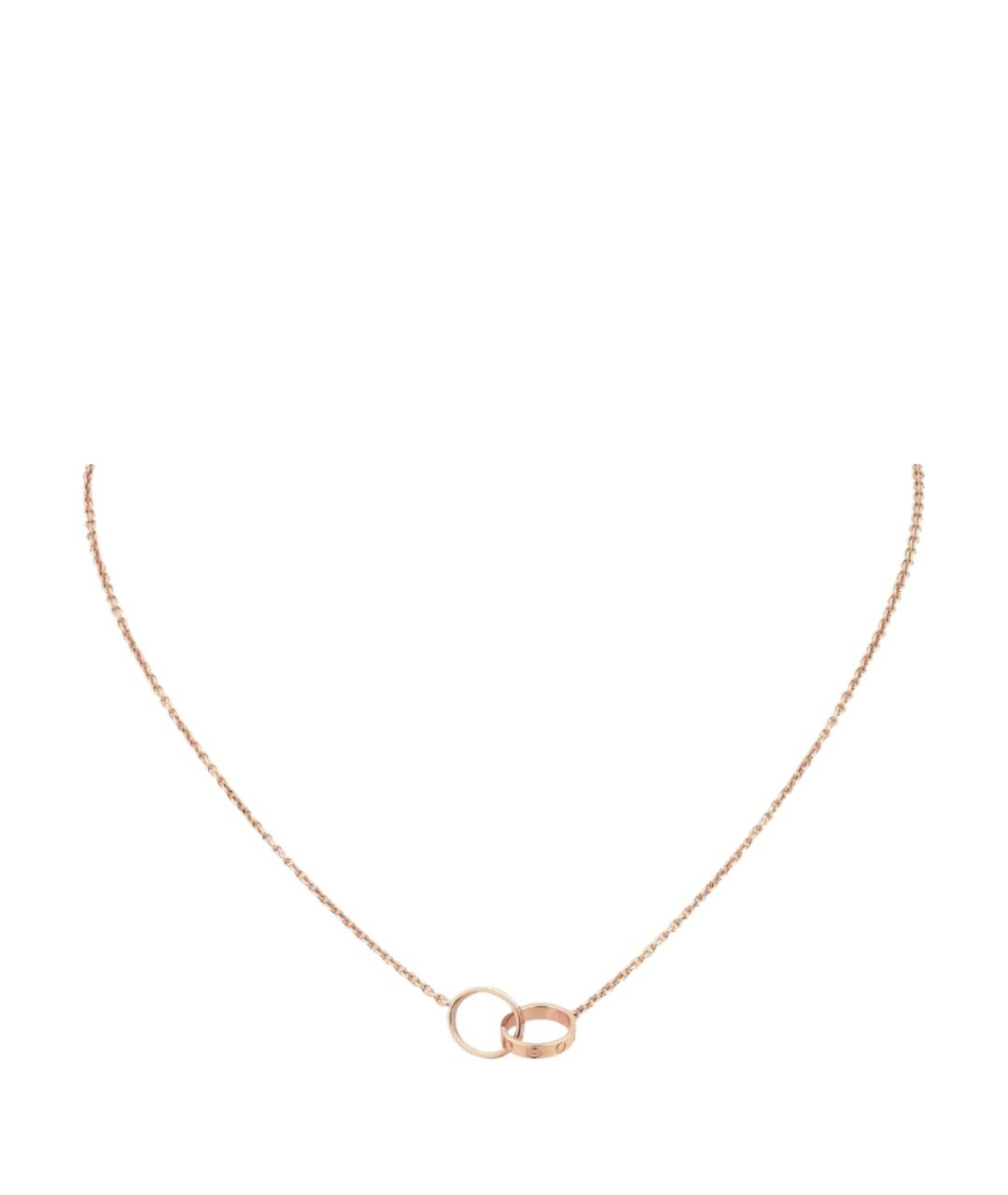 CARTIER Золотая подвеска из розового золота, фото 1