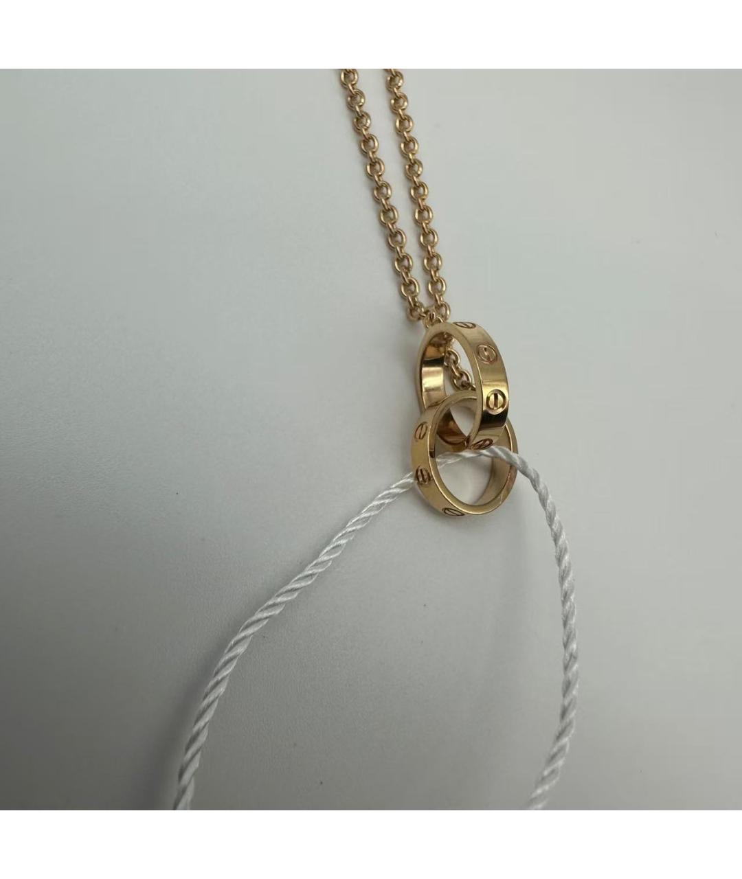 CARTIER Золотая подвеска из розового золота, фото 3