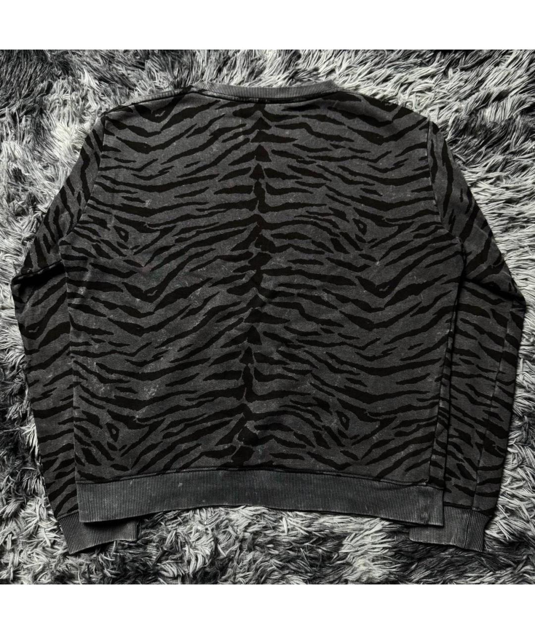 SAINT LAURENT Серый шерстяной джемпер / свитер, фото 3