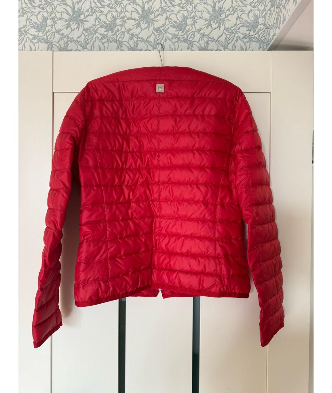 WEEKEND MAX MARA Красная полиэстеровая куртка, фото 2