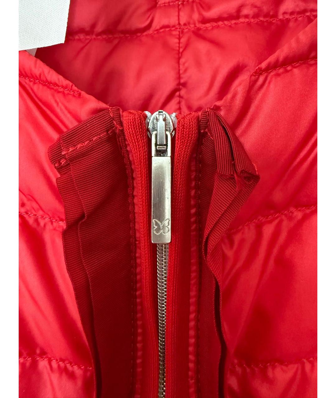 WEEKEND MAX MARA Красная полиэстеровая куртка, фото 6