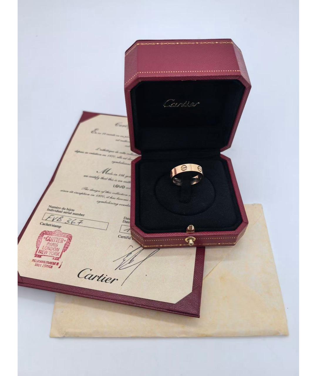 CARTIER Золотое кольцо из розового золота, фото 2