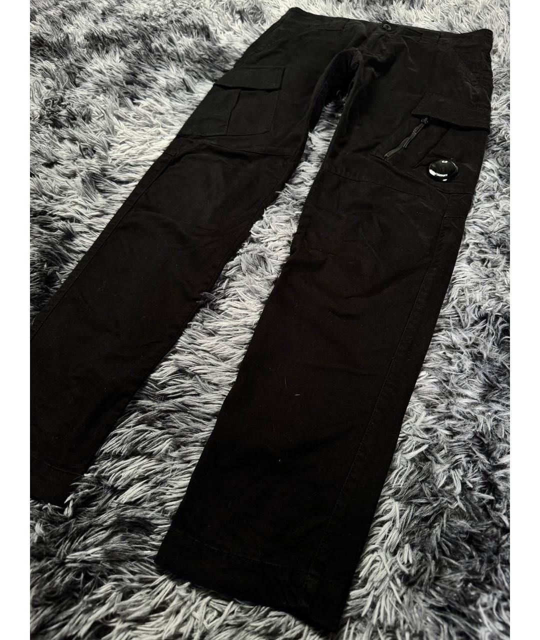 CP COMPANY Черные хлопковые прямые джинсы, фото 8