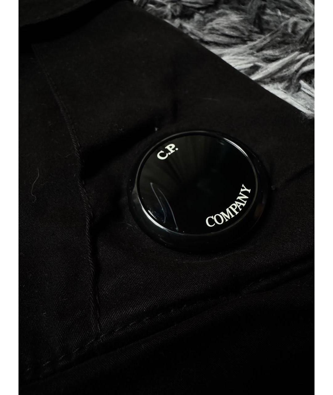 CP COMPANY Черные хлопковые прямые джинсы, фото 7