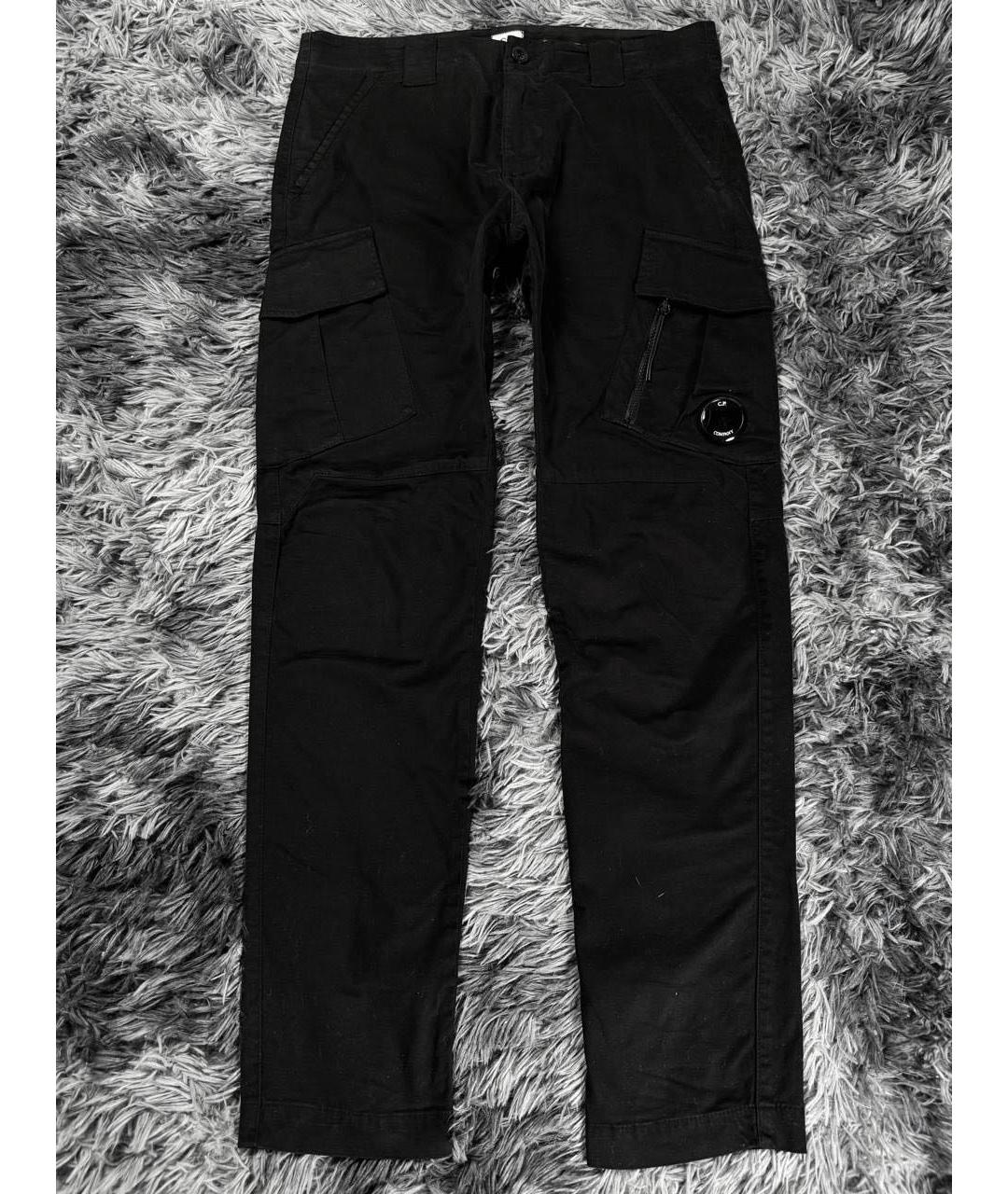 CP COMPANY Черные хлопковые прямые джинсы, фото 9