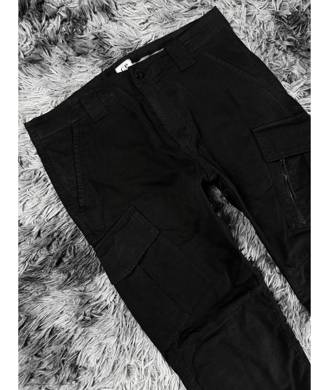 CP COMPANY Черные хлопковые прямые джинсы, фото 4