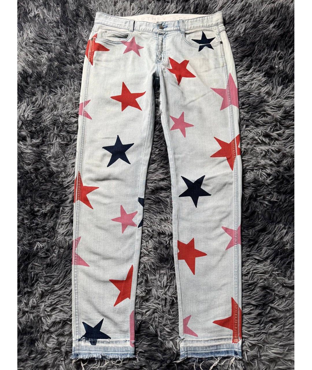 STELLA MCCARTNEY Мульти хлопковые джинсы скинни, фото 7