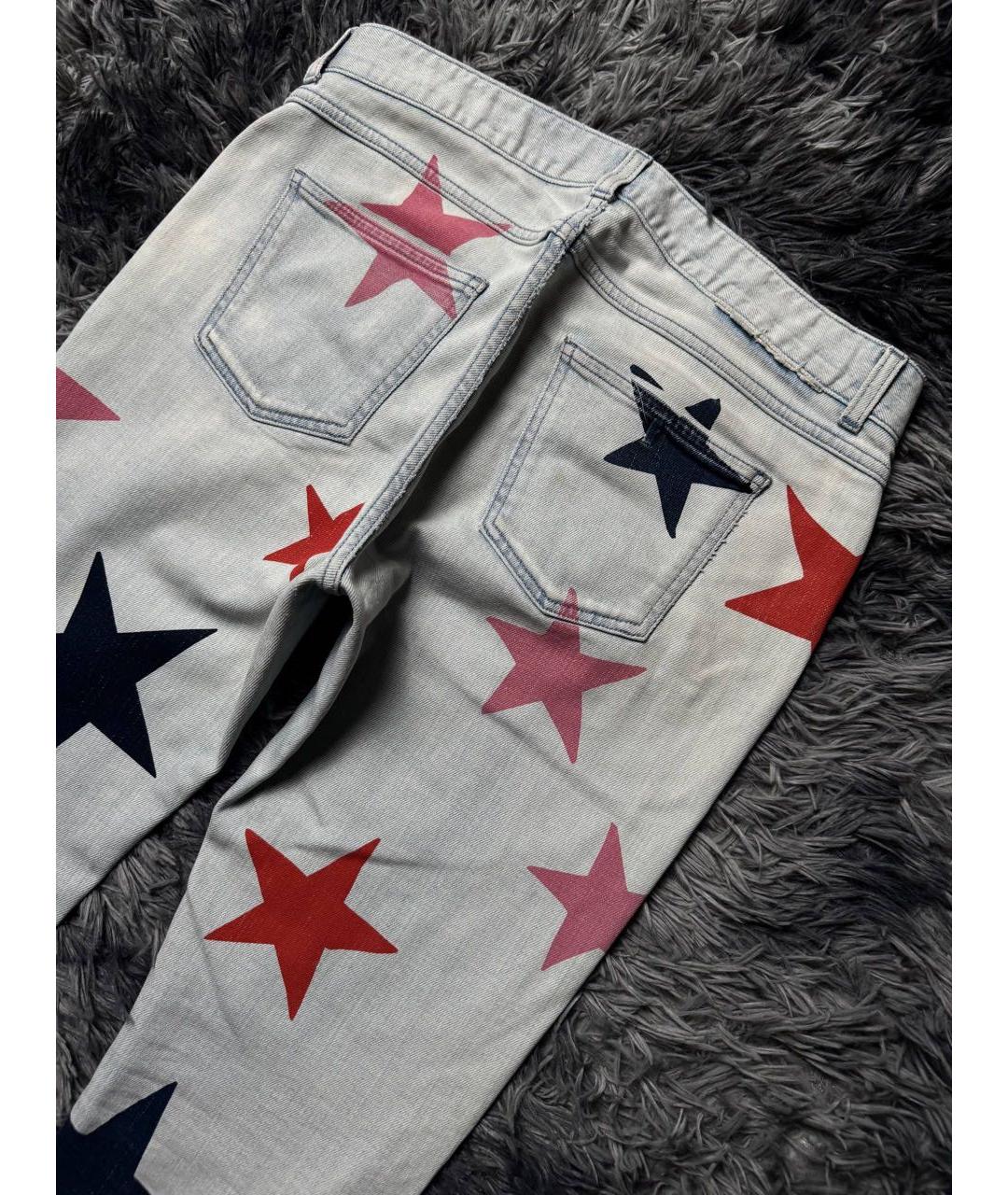 STELLA MCCARTNEY Мульти хлопковые джинсы скинни, фото 2