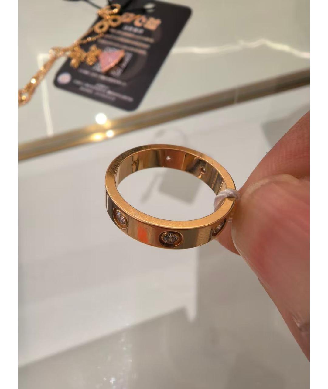 CARTIER Золотое кольцо из розового золота, фото 4