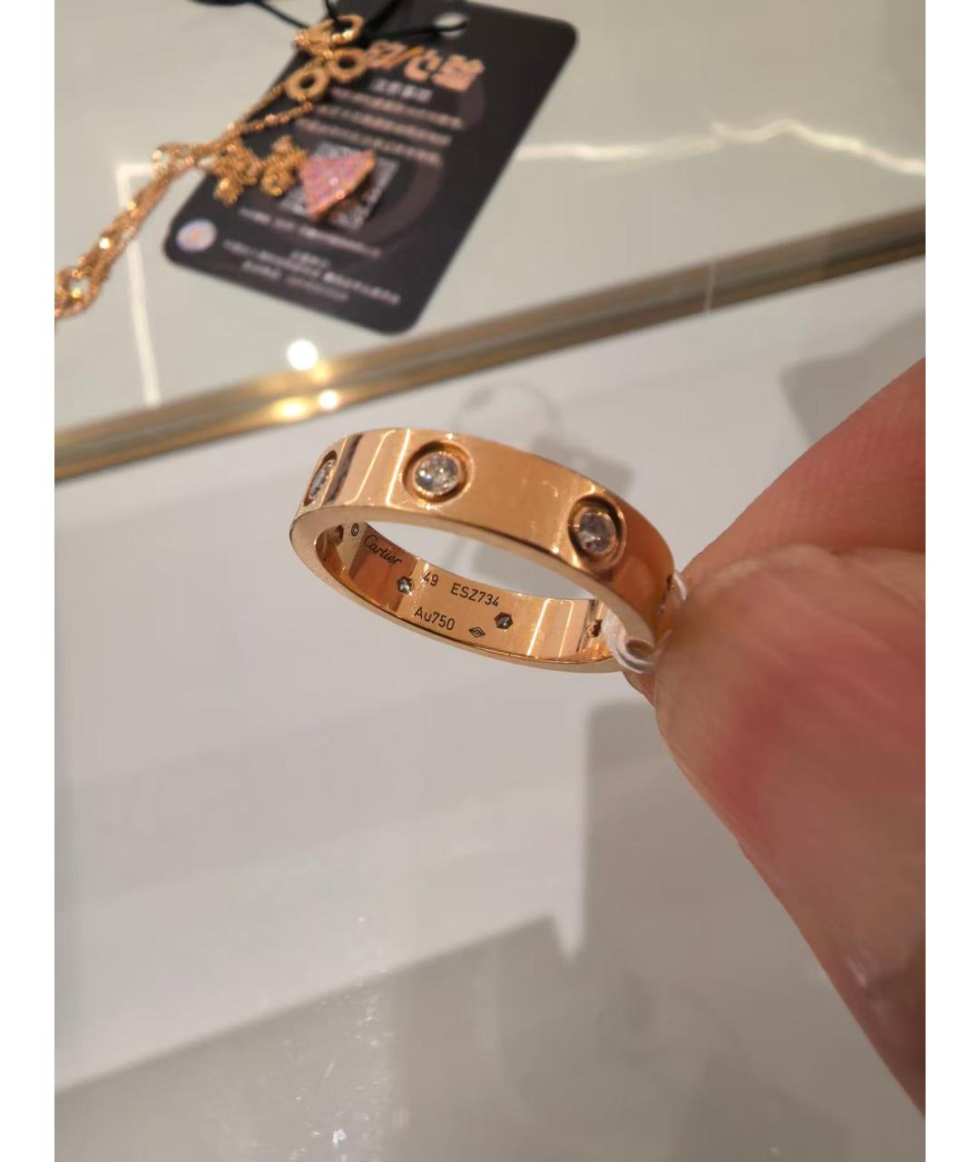 CARTIER Золотое кольцо из розового золота, фото 3