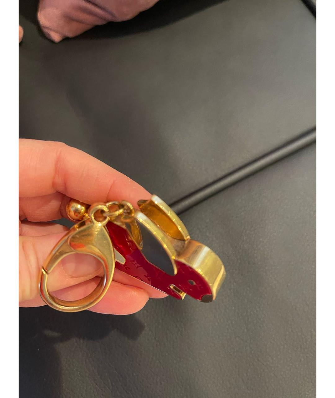 LOUIS VUITTON Красный брелок, фото 3
