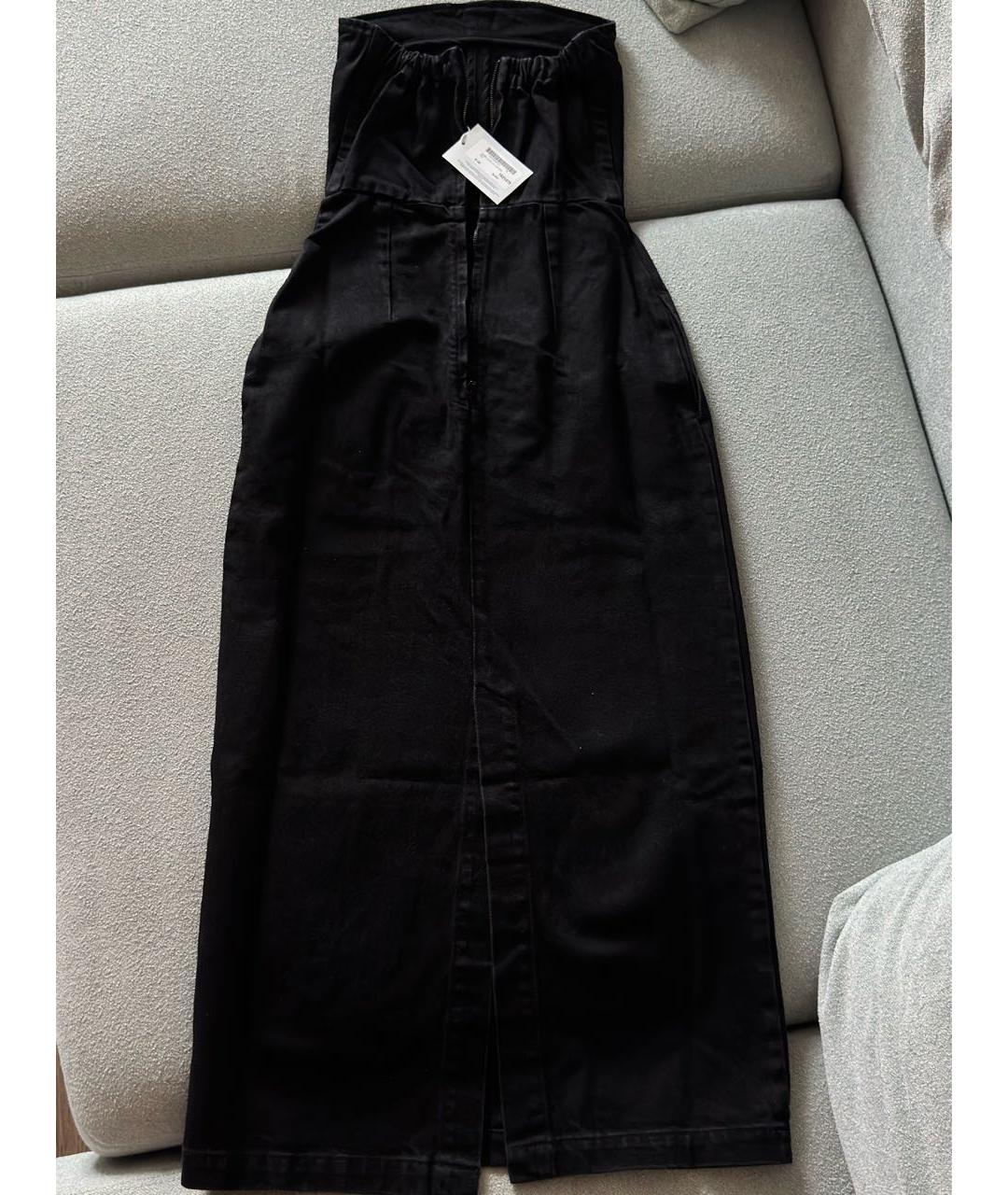 RAEY Черное деним повседневное платье, фото 2