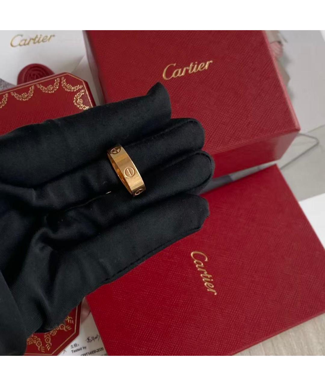 CARTIER Золотое кольцо из розового золота, фото 4