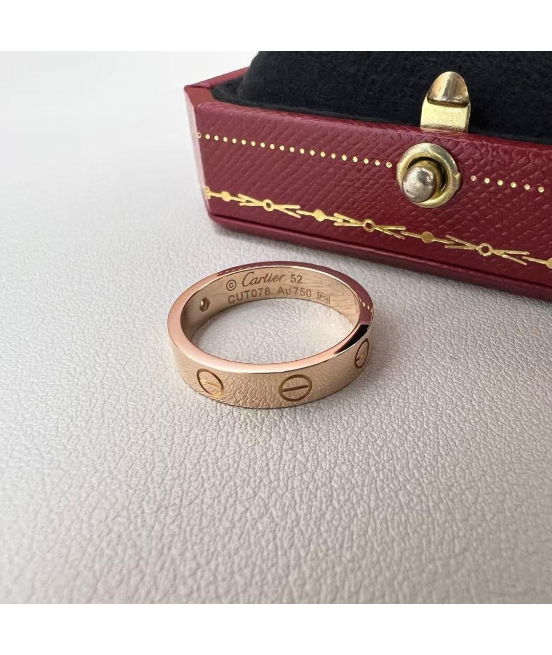 CARTIER Золотое кольцо из розового золота, фото 5