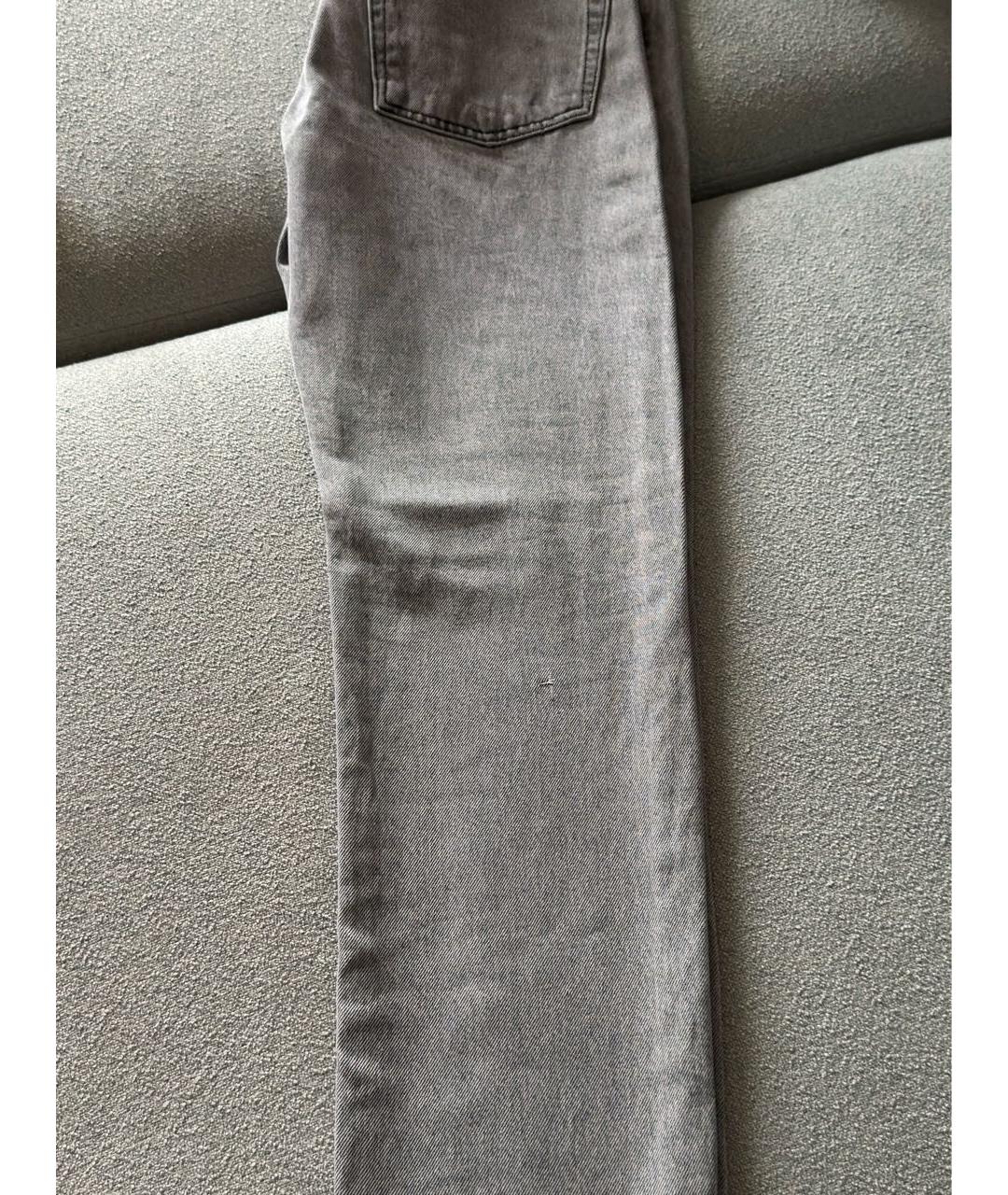 RAEY Серые хлопковые джинсы слим, фото 7