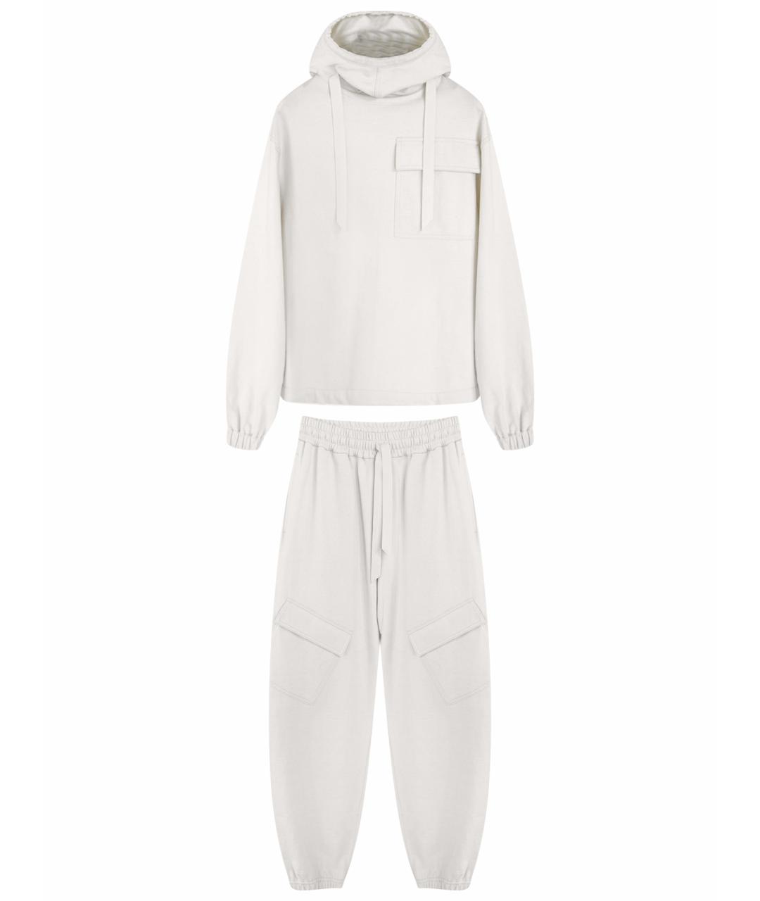 JIL SANDER Бежевый хлопковый спортивные костюмы, фото 1