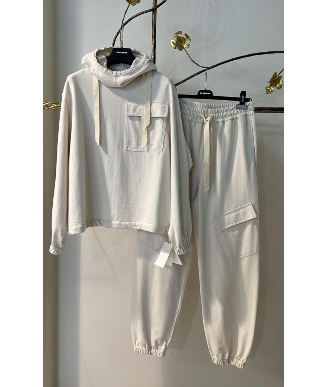 JIL SANDER Бежевый хлопковый спортивные костюмы, фото 8