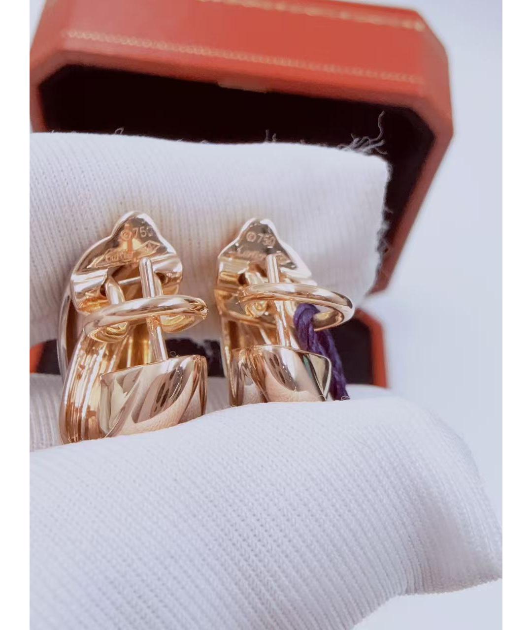 CARTIER Золотые серьги, фото 5