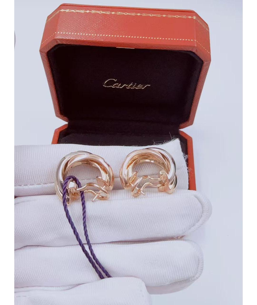 CARTIER Золотые серьги, фото 3