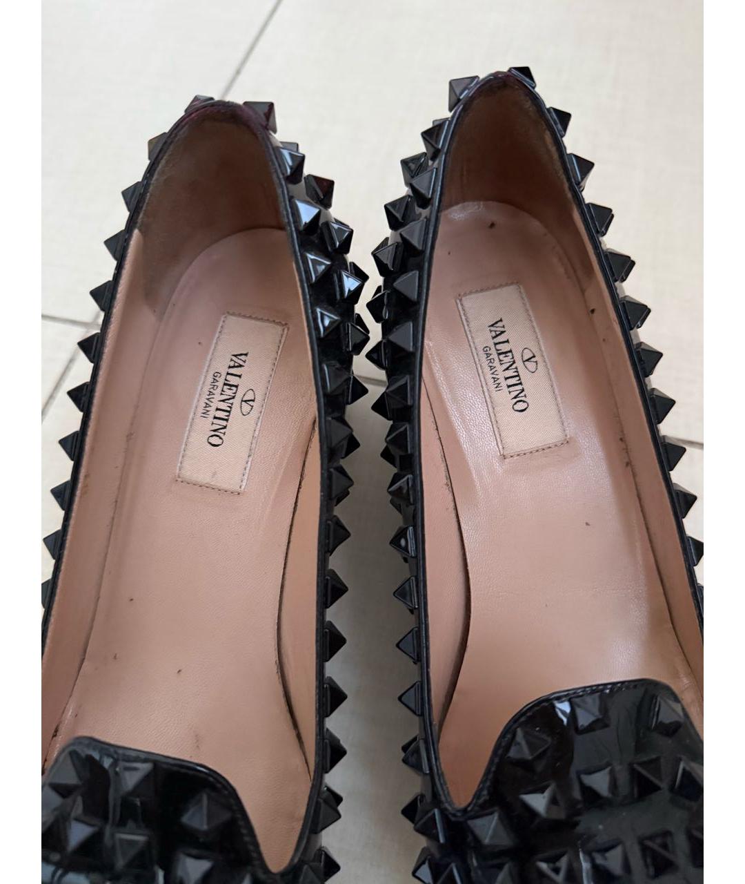 VALENTINO Черные туфли из лакированной кожи, фото 7