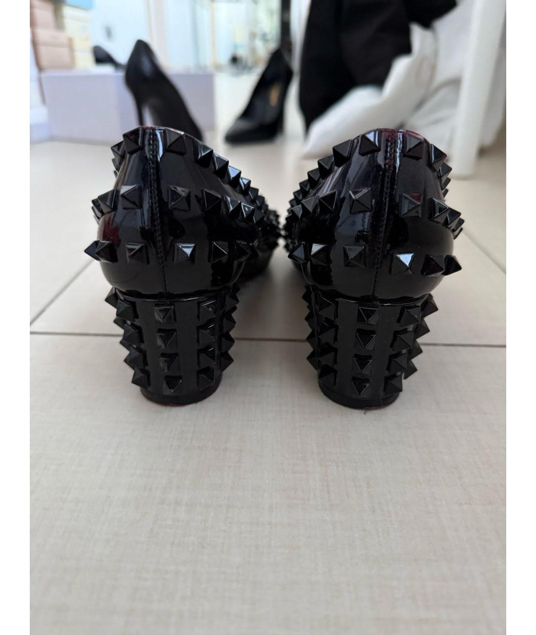 VALENTINO Черные туфли из лакированной кожи, фото 4