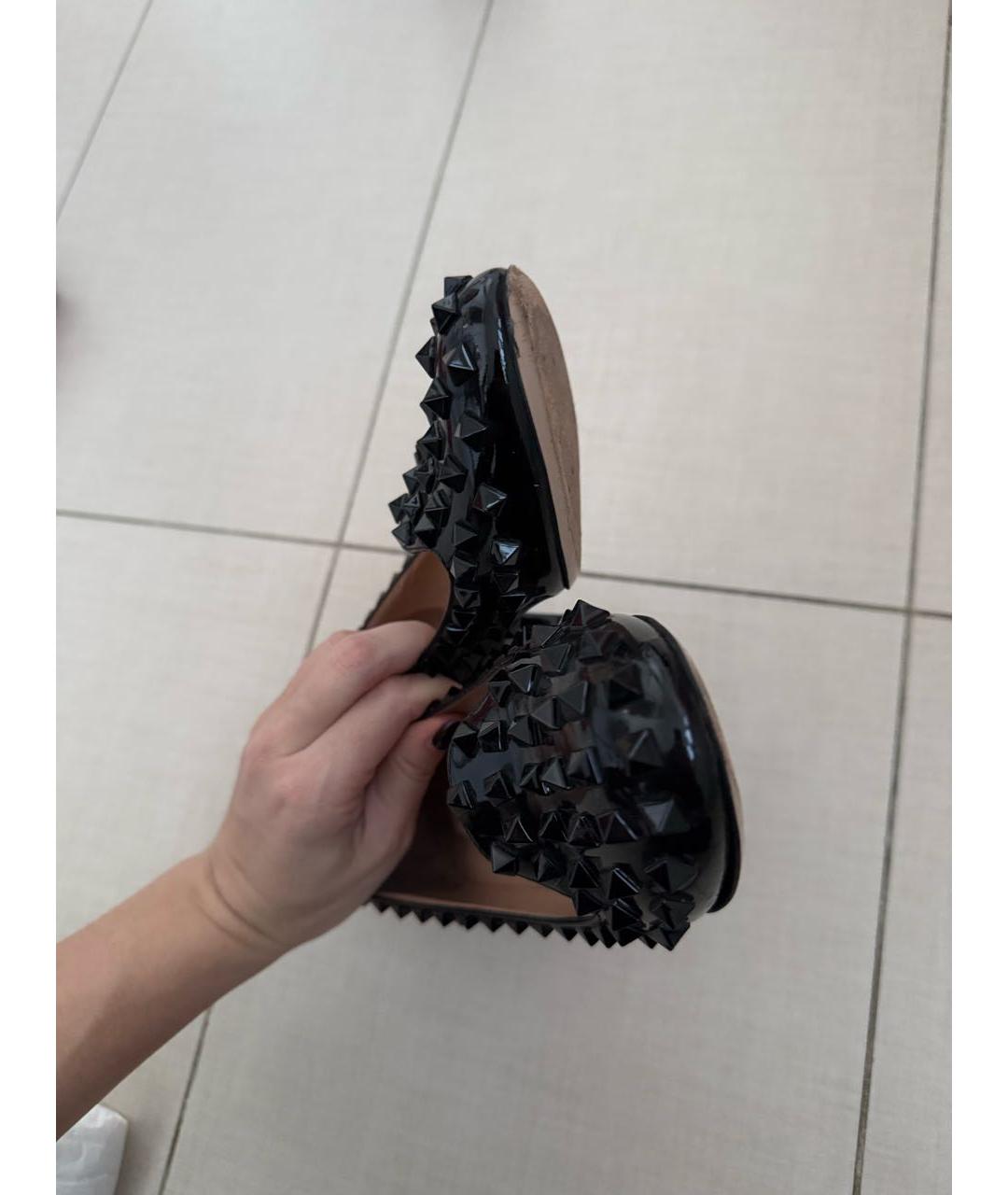 VALENTINO Черные туфли из лакированной кожи, фото 6