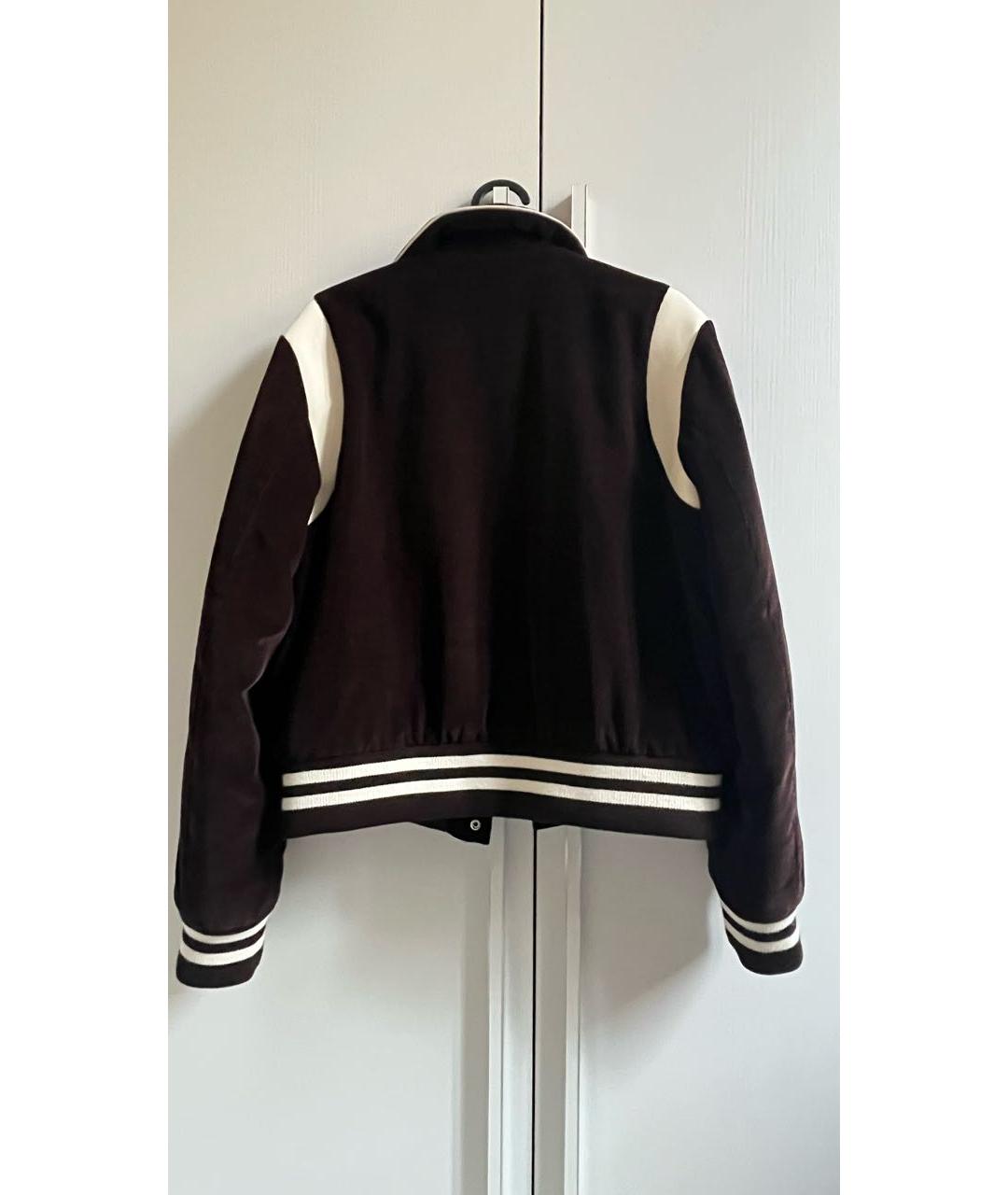 SPORTY AND RICH Коричневая хлопковая куртка, фото 2