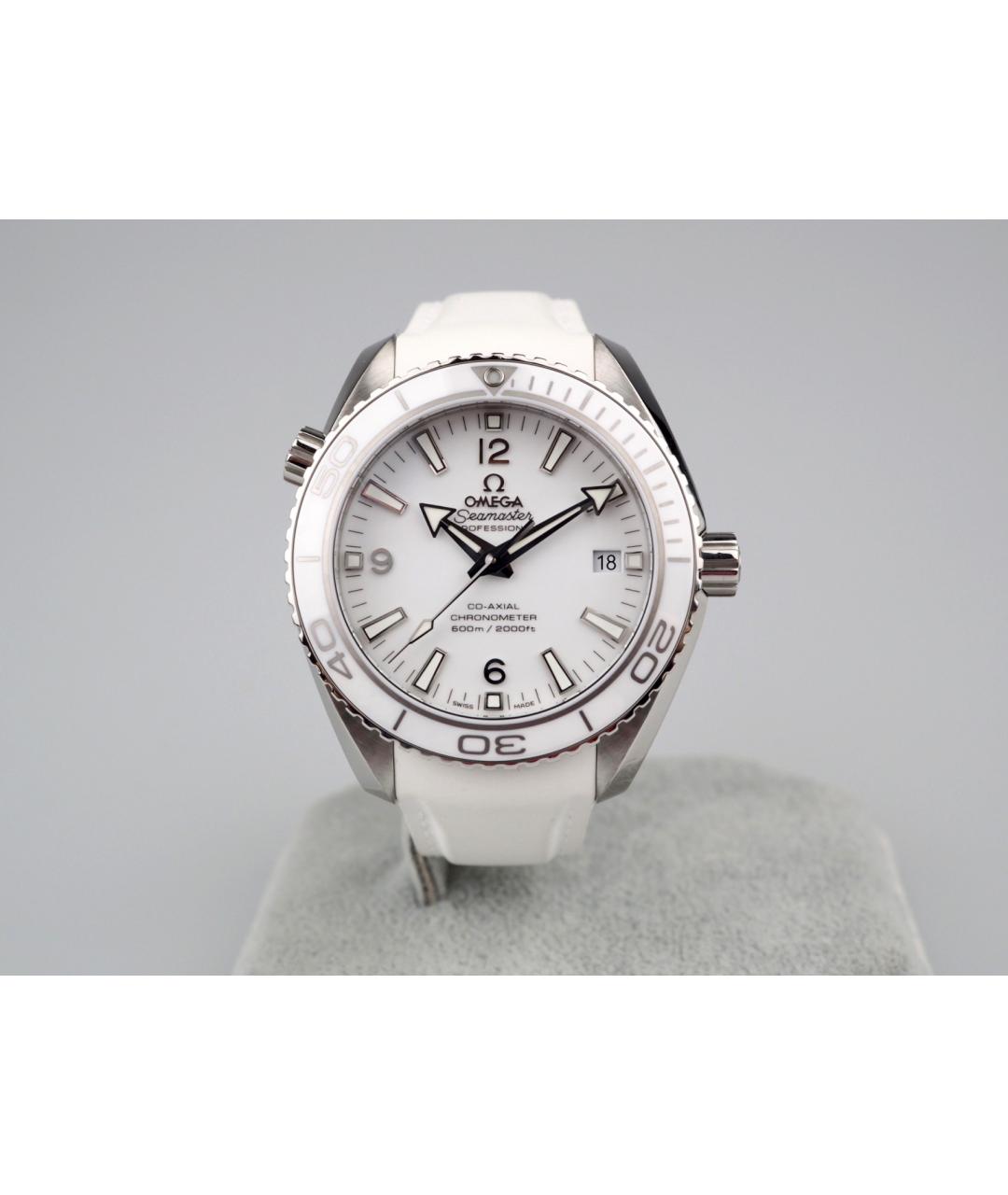 OMEGA Белые металлические часы, фото 2