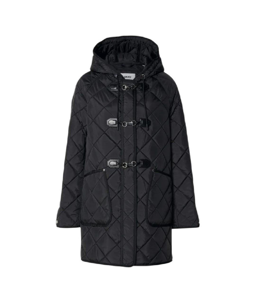 DKNY Черная полиэстеровая куртка, фото 1