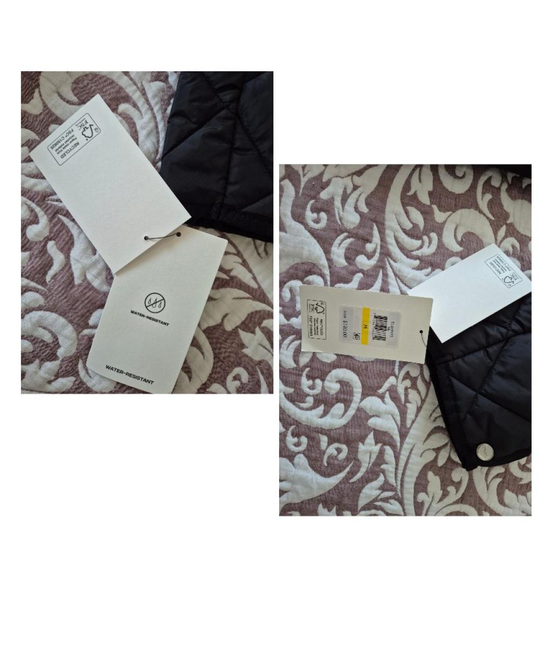 DKNY Черная полиэстеровая куртка, фото 9