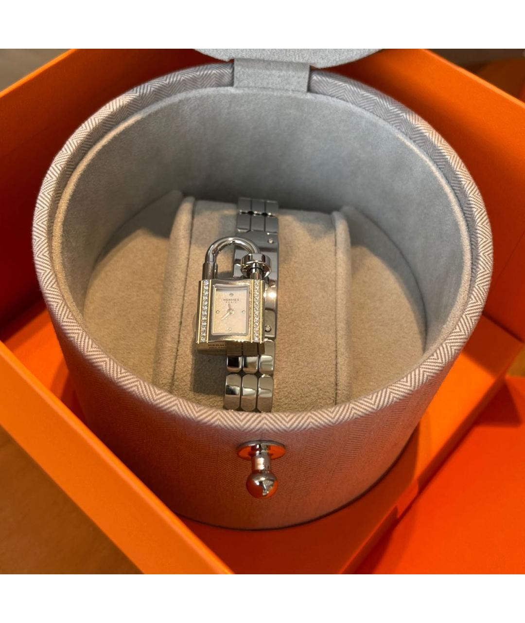 HERMES Белые часы, фото 2