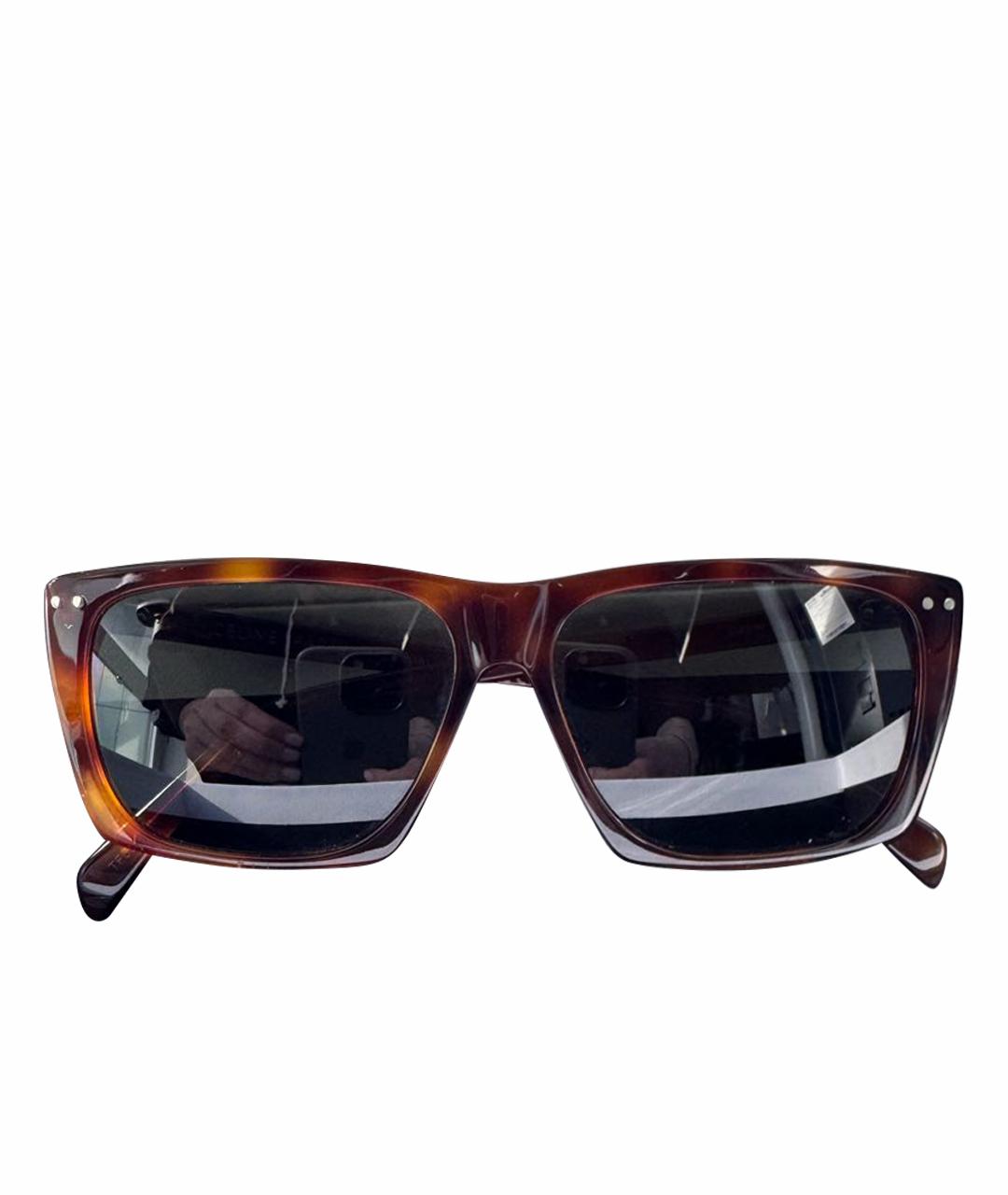 CELINE Мульти пластиковые солнцезащитные очки, фото 1