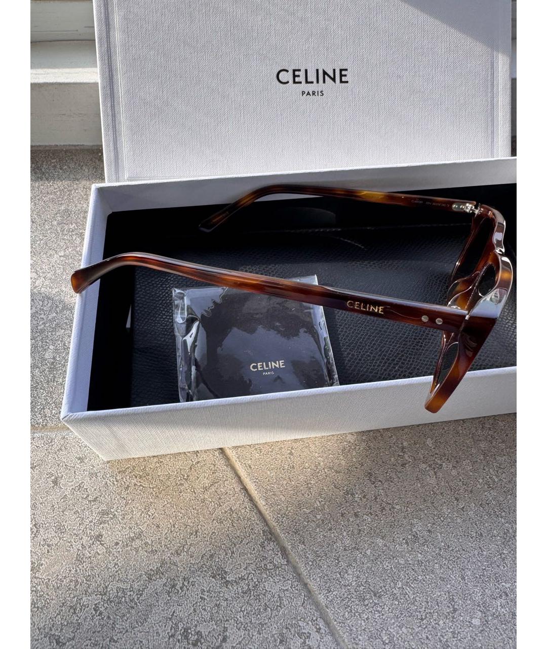 CELINE Мульти пластиковые солнцезащитные очки, фото 2